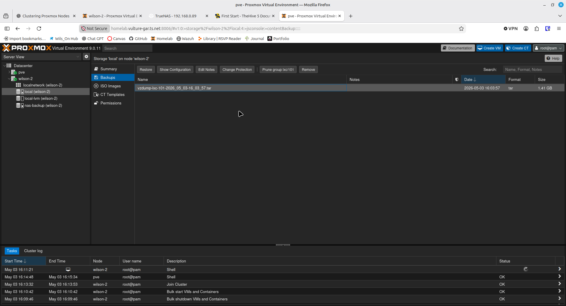 Restore Backup